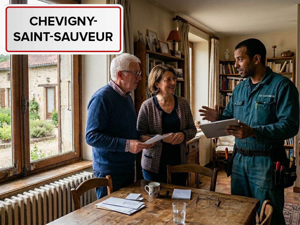 Installation de pompe à chaleur à Chevigny-Saint-Sauveur (21800) en Côte-d'Or